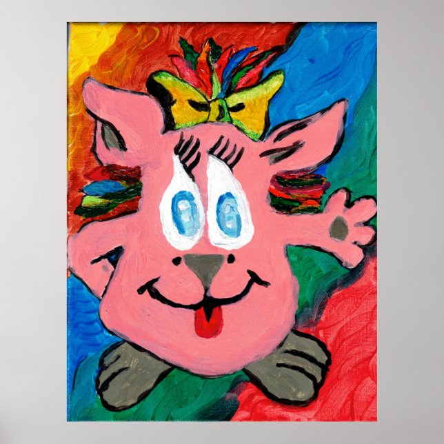 Original Rainbow Character Poster  (Semi-Gloss) (Devant)