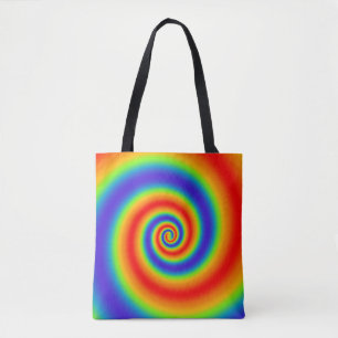Original Rainbow Gradient farbenfroher Spiraleffek Tasche