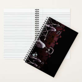 Original Ray Skeleton City Scene Notizbuch