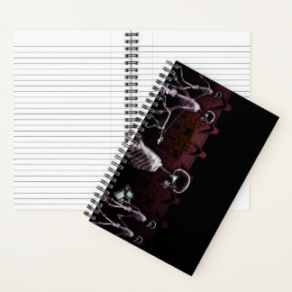 Original Ray Skeleton City Scene Notizbuch