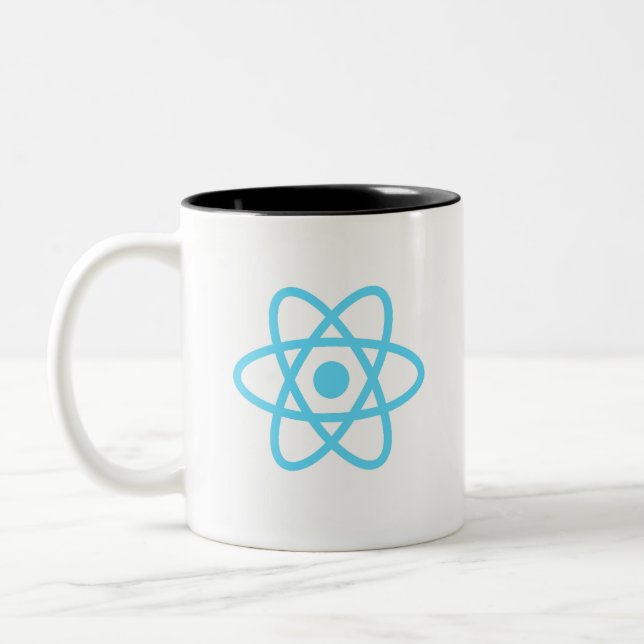 Original React js Entwickler Zweifarbige Tasse (Links)