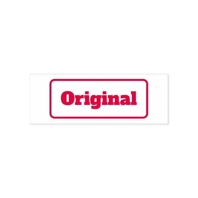Original Red Office Business Ink-Briefmarke Permastempel (Design)