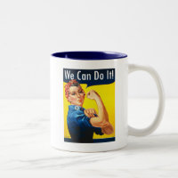 Original Rosie the Riveter ~ Zwei-Tone-Tasse