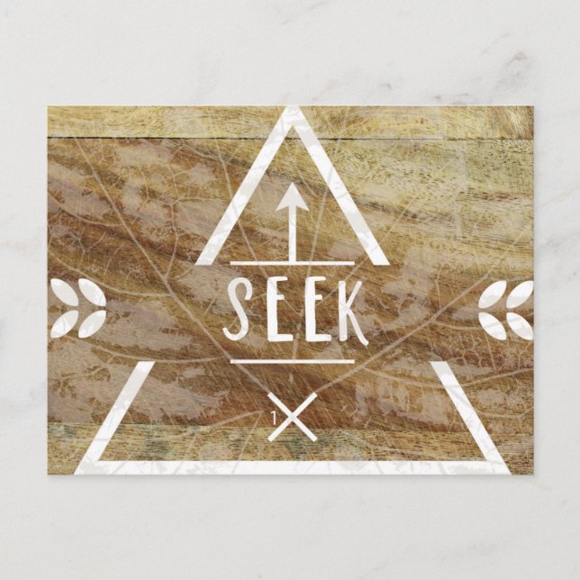 Original SEEK Collection Schatzsuche Post Card. Postkarte (Vorderseite)