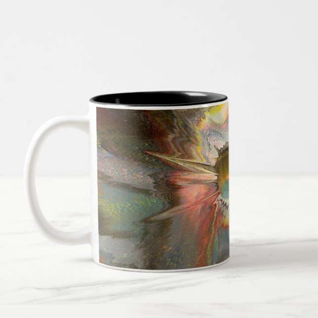 Original spin art zweifarbige tasse (Links)