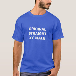 Original Straight XY Männlicher T - Shirt