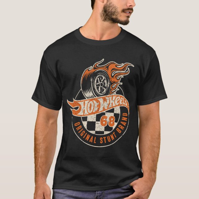 Original Stunt-Markenbezeichnung für Hot Wheels T-Shirt (Vorderseite)