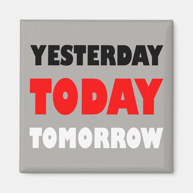 Original Text positive Design Words Magnet (Vorne)