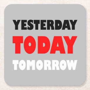 Original Text positive Design Words Rechteckiger Pappuntersetzer