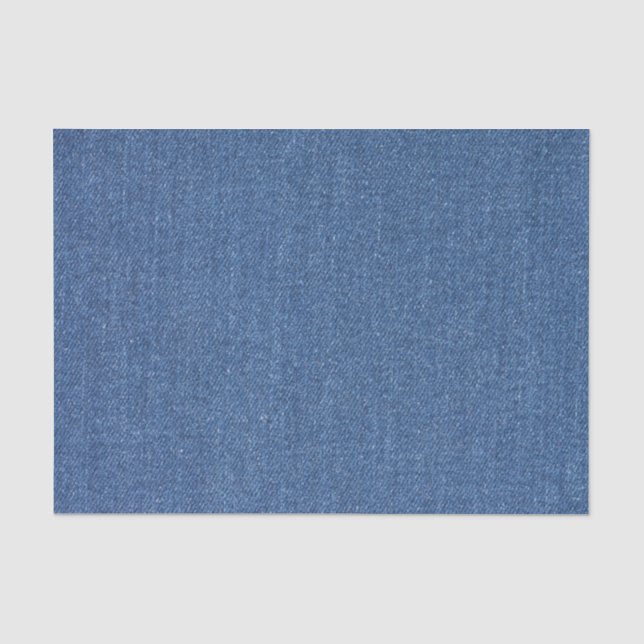 Original Textilien blauer Modemantel Seidenpapier (Vorderseite)