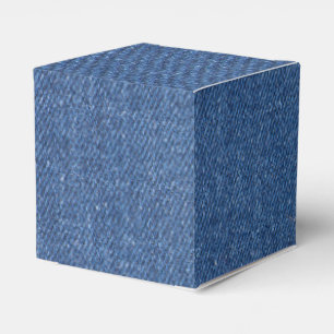 Original Textilienblau-Mode-Jeans denim Geschenkschachtel