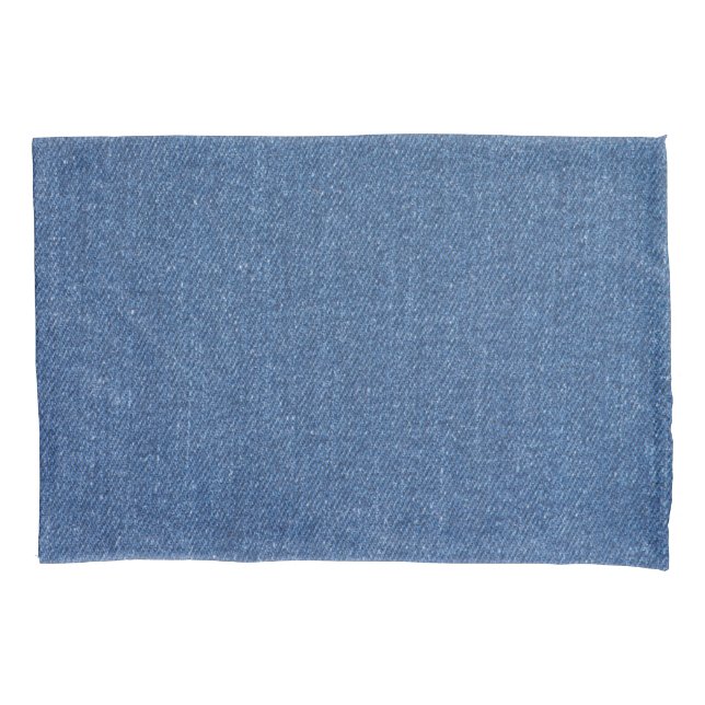 Original Textilienblau-Mode-Jeans denim Kissenbezug (Vorderseite)