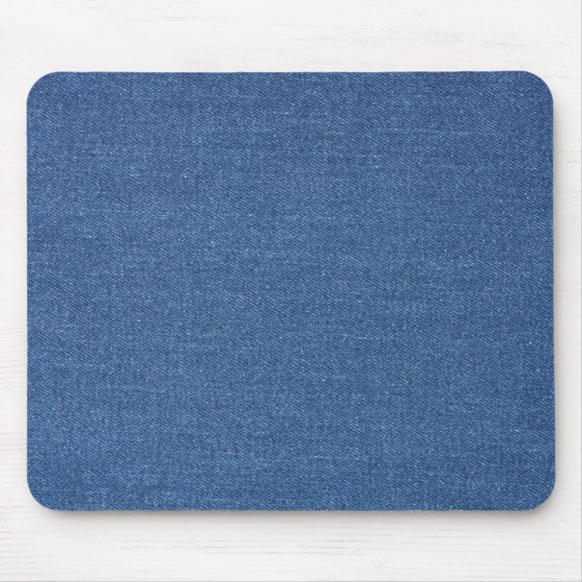 Original Textilienblau-Mode-Jeans denim Mousepad (Vorne)