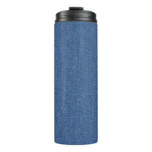 Original Textilienblau-Mode-Jeans denim Thermosbecher