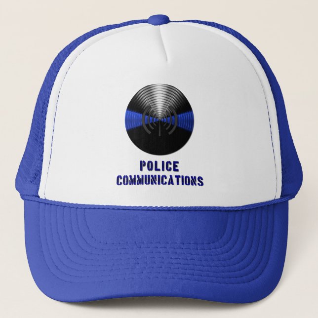 Original Thin Blue Line Trennzeichen - 911 Truckerkappe (Vorderseite)