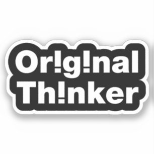 Original Thinker Aufkleber