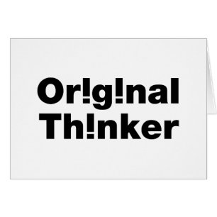 Original Thinker Grußkarten