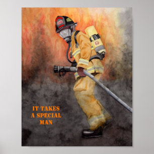 "Original Watercolor Miranda Saint James" Poster