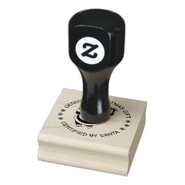 Original Weihnachtsgeschenk vom Weihnachtsmann bes Gummistempel
