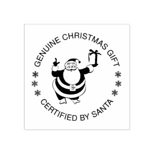 Original Weihnachtsgeschenk vom Weihnachtsmann bes Gummistempel