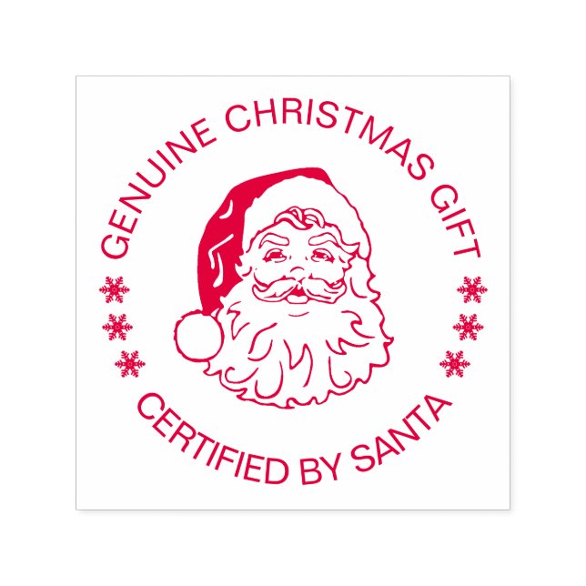 Original Weihnachtsgeschenk vom Weihnachtsmann zer Permastempel (Design)