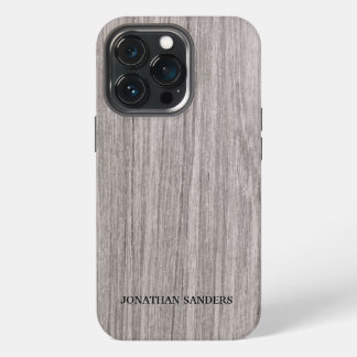 Original with gray wood look iPhone 13 pro hülle