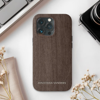 Original Wood Look Black Color Case-Mate iPhone Hülle