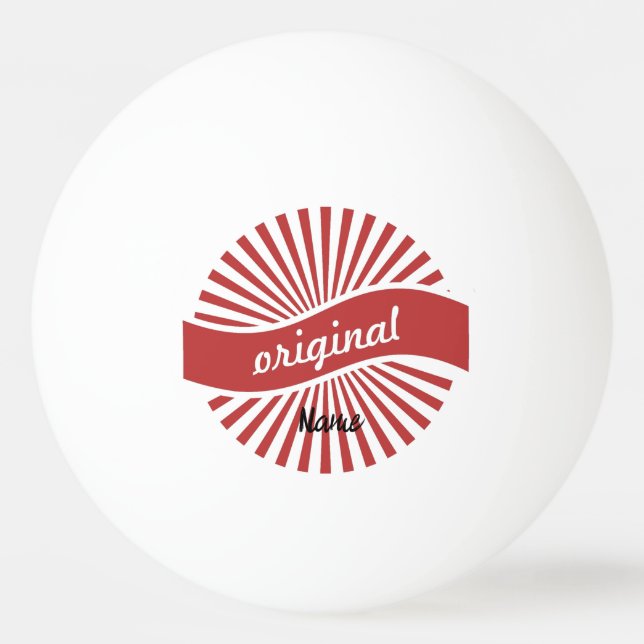 Original-Zeichen-Logo Thunder_Cove Tischtennisball (Vorderseite)