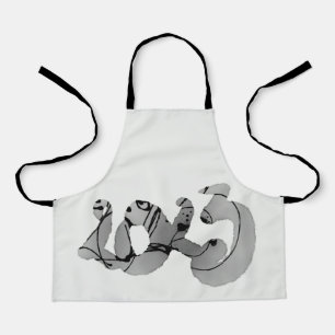 Original Zeichn 2023 Neujahr AKA Schürze