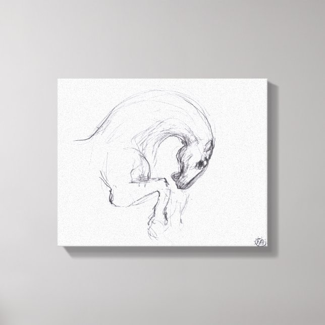 Original Zeichn 4 Horst Year Zodiac Canvas drucken Leinwanddruck (Vorderseite)