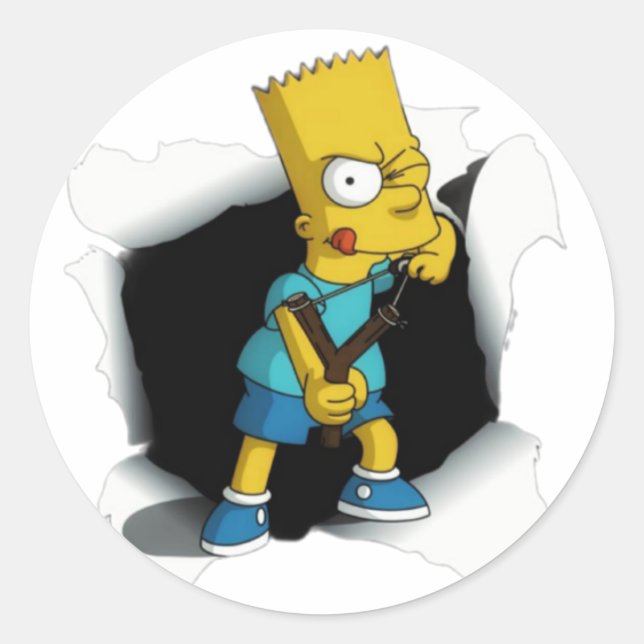 Originalaufkleber Runder Aufkleber (Vorderseite)