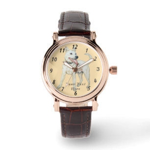 Originalbild eines weißen Amerikaners Armbanduhr