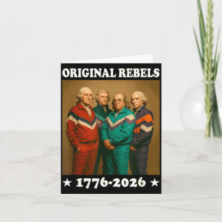 Originale Rebellen 17762026 lustige Gründerväter Karte