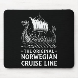 Originaler norwegischer Kreuzfahrt Viking Humor Lu Mousepad