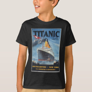 Originaler Titanic Vintage Poster 1912 T-Shirt
