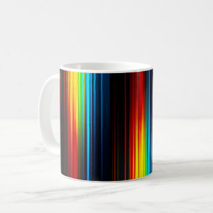 Originales abstraktes farbenfrohes Design Kaffeetasse