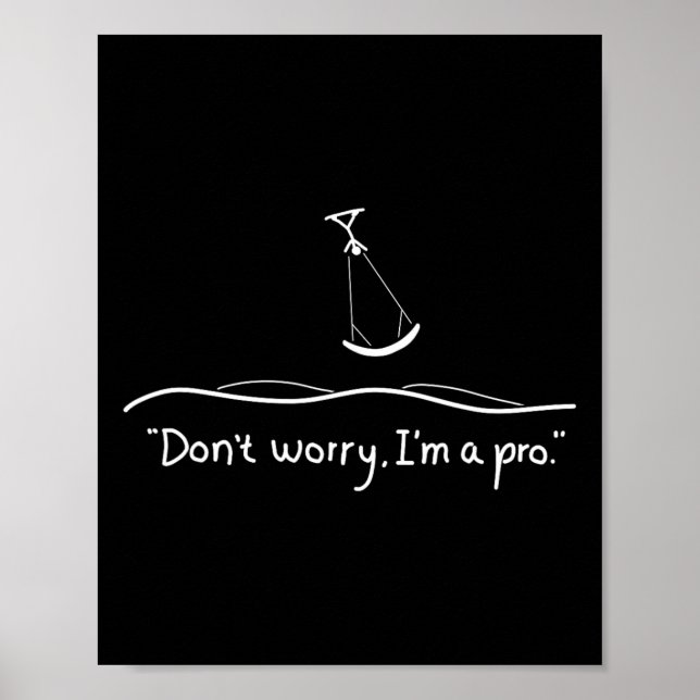 Originales Kite-Surfing-Geschenk  Poster (Vorne)