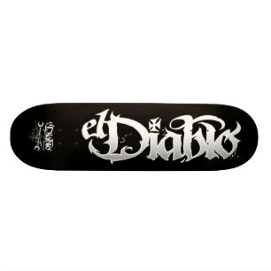 Originales Logo; Der Teufel Magazine   Skateboard