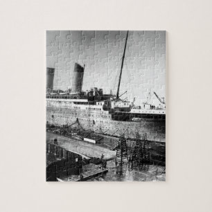 originales Titanic-Bild unter Konstruktion