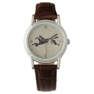 Originalpferdemalerei Chinesisches Horoskop Geburt Armbanduhr