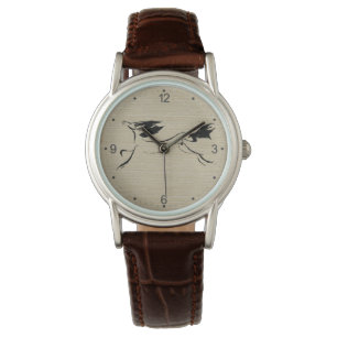 Originalpferdemalerei Chinesisches Horoskop Geburt Armbanduhr