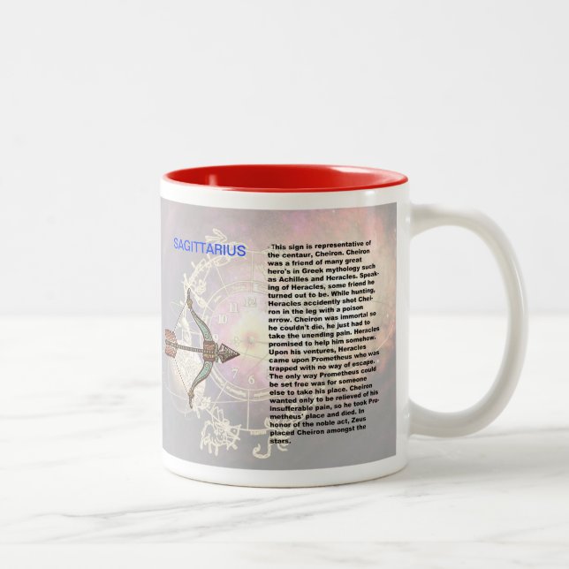 Origine sagittaire Mug (Droit)