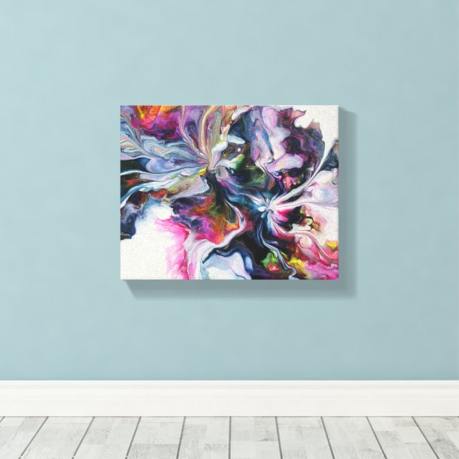 Originelle Abstrakte Wandkunst Leinwanddruck (Insitu (Holzboden))