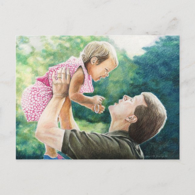 Originelle Postkarte "Heben Sie mich auf" (Vorderseite)