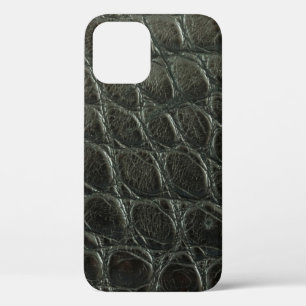 Originelle schwarze Alligatorledertextur, nah Case-Mate iPhone Hülle