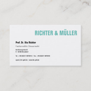 Originelle Visitenkarte