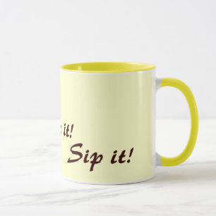 origineller Teeslogan Tasse