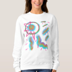 Originelles abstraktes tragbares Kunstwerk Sweatshirt