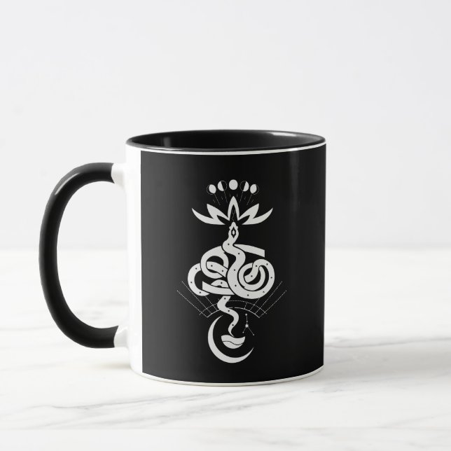 Originelles Design für den Schlangendruck 2025, Kr Tasse (Links)