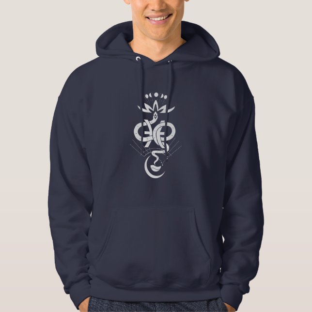 Originelles Design für den Schlangendruck 2025, Pi Hoodie (Vorderseite)
